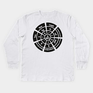 SI UNITS - LIGHT Kids Long Sleeve T-Shirt